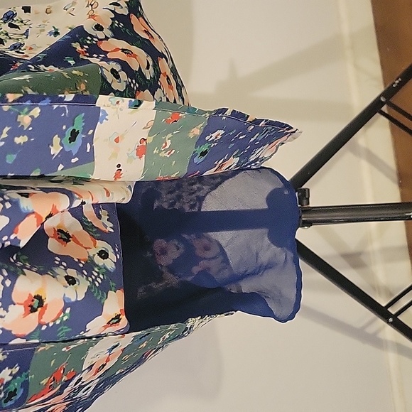 Fleur Bleve Womens Floral Sleeveless Dress Size 2 - Picture 7 of 8